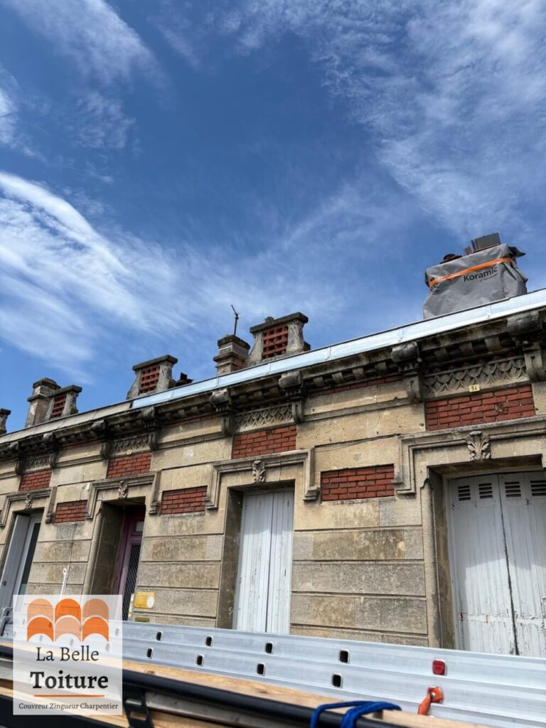 Noues zinc à Mérignac - La Belle Toiture